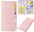 Leather Car Registration and Insurance Card Holder, Car Document Holder for Cards License with Magnetic Shut (Pink, large)...