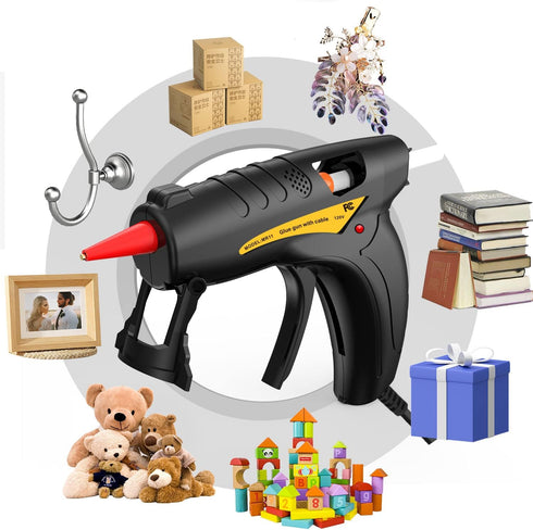 mofa Glue Gun,30W Mini Hot Glue Gun Kit with 20Pcs Glue Sticks,Hot Melt Glue Gun for DIY Crafts,Quick Repairs,Decorations,Home,School, Office Arts...
