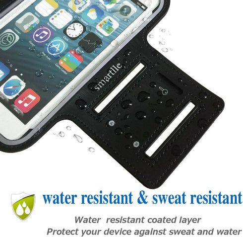 Arm Phone Holder for Running, Armband Cellphone for iPhone 15 14 13 12 11 Pro Max/XR/8 7 6s Plus, for Galaxy A/S/Note Up to 6.9’’, for Exercise Gy...