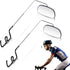 Saillong Bike Eyeglass Mirror 360 Degree Adjustable Lightweight Bicycle Cycling Rear View Helmet Mirror for Cycling Ideal Cycling Accessories (2 P...