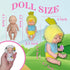 Mini Rebirth Doll, Gift Box Miniature Doll, Toys for Kids Over 3 Years Old (Style C)...