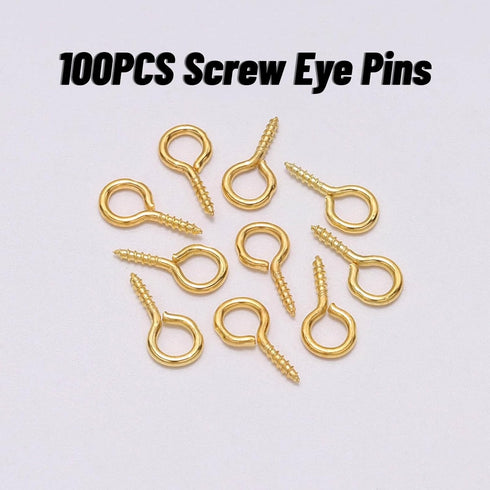 Key Chains 100Pcs Key Chain Rings Kit with Open Jump Ring & Screw Eye Pins,Keychain Accessories for Jewelry Crafts Keychains Making Supplies...