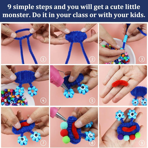 Pipe Cleaners, Pipe Cleaners Craft, Arts and Crafts, Crafts, Craft Supplies, Art Supplies (200 Multi-Color Pipe Cleaners)…...