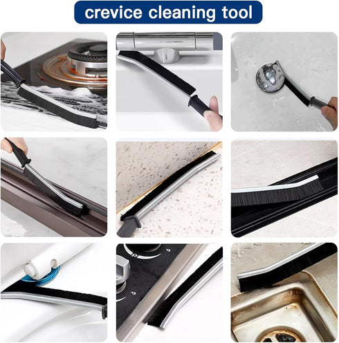 Crevice Cleaning Brush,Hard Bristle Crevice Cleaning Brush,Crevice Cleaning Tool is Effective to Clean The Small Gap of Kitchen, tolilet and Windo...