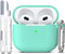 R-fun Compatible with AirPods 3 Case Cover, Silicone Protective Accessories Skin with Keychain Compatible with Apple AirPod 3rd Generation 2021 fo...