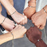 24 Sets Wish Card Bracelets for Women Braided Heart and Star Adjustable Wish Bracelets Wax Rope Matching Couple Bracelet Woven Bracelets with Wish...