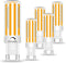 G9 LED Bulb Dimmable 8W, 60-80 Watt T4 G9 Halogen Equivalent, 2700K Soft Warm White, Ceramic G9 Bi Pin Base, 120V 800LM for Chandelier Ceiling Pen...
