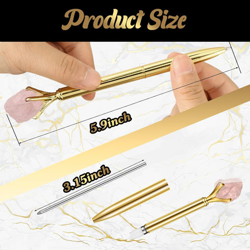 Glenmal 10 Pcs Crystals Pens Inspirational Crystal Pen Diamond Fancy Pens Graduation Gift Pens Bling Diamond Pens Motivational Gifts for Women Gra...