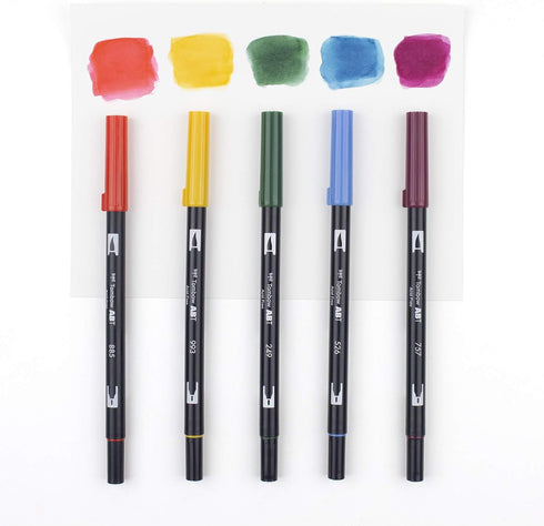 Tombow 56198 Watercolor Set. Includes Dual Brush Pens, Water Brush, Blending Palette, Guide, and More. Perfect for Beginner Watercolor Art!...