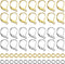 TOAOB 120pcs 18K Gold Plated Leverback Earwires French Earring Hooks Gold and Silver Stainless Steel Colors 10x15mm Interchangeable Dangle Ear Wir...
