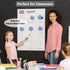 Fine Tip Dry Erase Markers - 72 Pack Black Whiteboard Erasable Markers Bulk for Kids Adults, Ideal for Classroom School Office Home Use on White B...