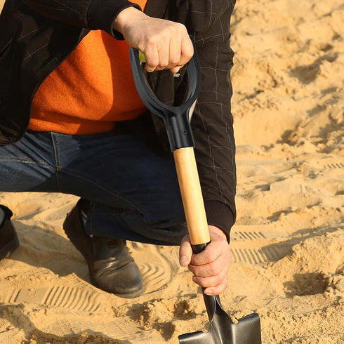 Plastic Spade Handle Shovel D Grip Handle, 32mm Inner Diameter Spade Snow Shovel Handle, Spade Snow Scoop Digging Raking Tools Hand Protect Garden...
