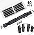 Impact Adapter Square Socket Bit Adapter Hex Impact Socket for Drills, Extension Socket Driver Bits Impact Socket Adapter for Automotive DIY (Blac...