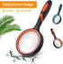 2PCS Upgrade 10X Magnifying Glass, Large Handheld Magnifier Magnafying. Glasses for Kids/Seniors Reading, 3 Inch Shatterproof Lupa Magnify Glass L...