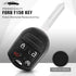 Car Key Fob Fit for Ford 2011-2014 F150 Pick-up, 2011-2016 F250/ F350/ F-450/ F-550/ F-650/ F-750, 2015 Flex Push to Start Ignition Key Smart Self...