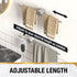 HITSLAM 18 Inch Brushed Nickel Towel Bar, SUS304 Stainless Steel Single Base Towel Rack Wall Mounted, Modern Home Decor Bathroom Towel Holder with...