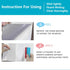 Dry Erase Board Sticker - 8.3'' x 11.7'' x 2PK New Stain Proof Dry Erase Sheets - Whiteboard Stickers - White Board Stick On Wall/Desk/Refrigerato...