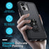 for Motorola Moto G 5G 2024 Case with Screen Protector,Heavy Duty Shockproof Full Body Protective Cover Built in Rotatable Metal Ring Holder Kicks...