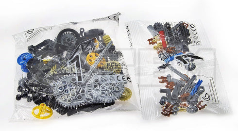 100+PCS Technic Gears and Axles Compatible with Lego Technic-Sets,Gears-Rack (Gears-Pins-Axles Differential New) for Car Building Brick Accessorie...