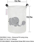QUEENLALA Large Storage Basket,Laundry Hamper/Bathroom/Home Decor/Collapsible Round Storage Bin,Boys and Girls Hamper/Boxes/Clothing(Parent-child ...