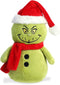 Aurora® Whimsical Dr. Seuss™ Grinch Snowman Stuffed Animal - Magical Storytelling - Officially Licensed - Green 8 Inches...