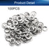 Bettomshin 100Pcs M6 x 15mm Internal Tooth Starlock Washers, 304 Stainless Steel Bearing Clamp Push On Speed Clips Fasteners, Quick Speed Locking ...