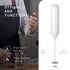 Rechargeable Milk Frother Handheld, Coffee Frother Handheld with USB-C Charging Stand, Electric Drink Mixer Handheld, Mini Electric Whisk Frother ...