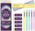 Ashton and Wright - Classic HB Pencils, 15cm Rulers, Erasers, Z-Grip Smooth - Pastel Set of 25...