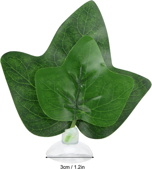 Tnfeeon Betta Spawning Grounds, Fish Tank Landscaping Decoration Betta Fish Hammock Betta Bed Leaf Hammock Leaf Hammock for Resting and Breeding...