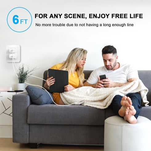 iPhone 15 Pro Max Charger Fast Charging, USB C to USB C Charging Cable 6FT with 20W Type C Fast Charger Block Compatible for iPhone 15/15 Pro Max/...