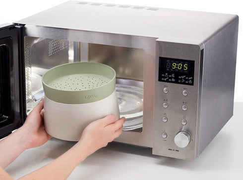 Lekue Microwave Rice, Grain & Quinoa Cooker, one size,1 Liters, Green...