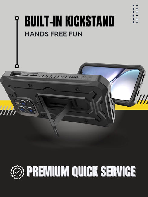 ArmadilloTek Vanguard Compatible with iPhone 11 Pro Max Case (6.5 inches) Military Grade Full-Body Rugged with Kickstand and Built-in Screen Prote...