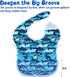 Mess Proof Baby Bibs, Waterproof Baby Apron for Boy and Girl, Kids Essentials for Travel Baby Bibs for Eating, Feeding Bibs Age:0-3 Years Old ?Sha...