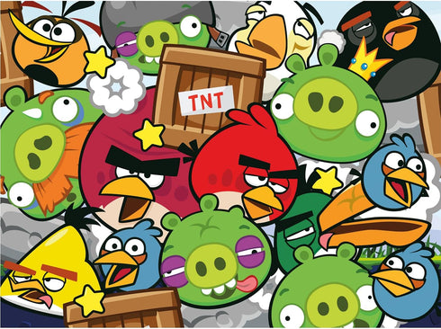 AQUARIUS Angry Birds 500pc Puzzle (500 Piece Jigsaw Puzzle) - Glare Free - Precision Fit - Officially Licensed Angry Birds Merchandise & Collectib...