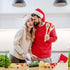 L1rabe Christmas Monster Bamboo Spoons - 5 Christmas Themed Funny Kitchen Utensils Decor for Cooking&Serving Set, Cooking Engraved Patterns are Su...