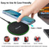15W Wireless Charger for iPhone 15 14 13 12 11 Pro Max, Samsung Galaxy Note 20, Z Flip, Z Fold, S24 S24+ S23 S23+ S22 S22+ S21 S21+ S20 S20+, LG V...