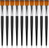 10 Pcs Flat Paint Brushes 3/4 Inch Acrylic Paint Brush Artist Craft Painting Brush for Watercolor, Oil Painting, Acrylic, Face Body Nail Art, Craf...