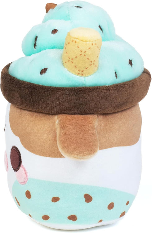Cuddle Barn PlushGoals - Mint Chocolate Chip Mooshake | Super Soft Kawaii Scented Stuffed Animal Plush Toy, 7 inches...