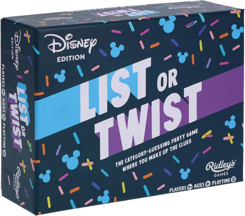 List or Twist | Disney Edition | The Category-Guessing Party Game Where You Make Up The Clues | Ages 8+ | 4+ Players...