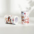 WT Bloom & Vogue Wide PET Tape, Single Roll, Original Designs, Flower Girls Decorative, Characters Figures, Transparent Clear Adhesive, Journal Sc...
