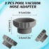 3Pcs 11239 Pool Hose Adapter for Intex Pool Vacuum Maintenance, Connect Vacuum and Skimmer Hoses with Wall Fittings...