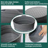 Slow Cooker Liners, Foldable Reusable Silicone Cooking Liners Compatible with Crock-Pot & Hamilton Beach Oval 6-7 QT, Leakproof Dishwasher Safe Sl...