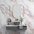 Marble Contact Paper for Countertops Marble Wall Paper Matte Peel and Stick Wallpaper Removable Self Adhesive Granite Vinyl Film Waterproof Roll 1...