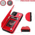 for iPhone 11 Wallet Case with Card Holder,OT ONETOP PU Leather Kickstand Card Slots Case,Double Magnetic Clasp and Durable Shockproof Cover for i...