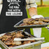Rosoz Funny BBQ Black Chef Aprons for Men, Grill Master, Adjustable Kitchen Cooking Aprons with Pocket Waterproof Oil Proof Father’s Day/Birthday...