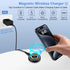 15W Magsafe Charger Wireless Charger for iPhone 15 Plus 14 13 Pro Max, Fast Charging Pad Stand Wireless Charger for Samsung Galaxy S24 Ultra/S24 P...