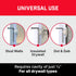 Bullfix TV Kit - Drywall Anchors for TV Bracket, Hollow Wall Anchor & Screws for Mounting TV to Drywall, Wall Mount Hardware Kits, Heavy Duty Wall...