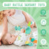 Koty Baby Hanging Toys, Plush Animals Baby Rattle Crinkle Squeaky Toys, Car Seat Stroller Mobile Toys for 0 3 6 9 12 Months, Sensory Learning Toys...