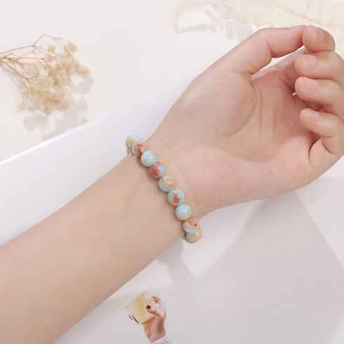 Yiyang 13th 16th 18th 21st 25th 30th 35th 40th 45th 50th 60th 65th 70th 75th 80th Birthday Gifts for Women, Natural Stone Bracelet Birthday Gifts ...