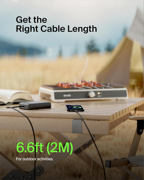 Belkin BoostCharge USB-C Cable (6.6ft/2M), USB-C to USB-A Cable, USB Type-C Cable for iPhone 15 Series, Samsung Galaxy S24, S23, Note20, Pixel 8, ...